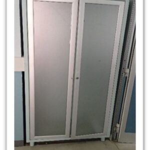 01MOBMEDF - ARMADIETTO GRIGIO 2 ANTE VETRO