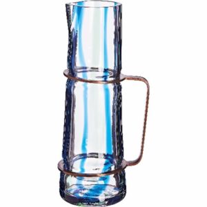 02MURF - 150.0 TALEA FASCE BLU E VERDE TRASPCARAFFA CRISTALLO