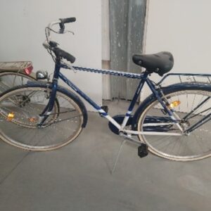 04BICF - BICICLETTA UOMO BLU SELLINO NERO