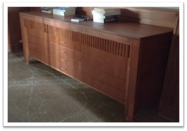 02SIDF - SIDEBOARD CILIEGIO 2 ANTE 7 CASSETTI MOR