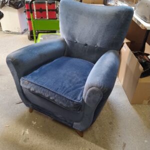 24POLF - POLTRONE VELLUTO BLU ‘50