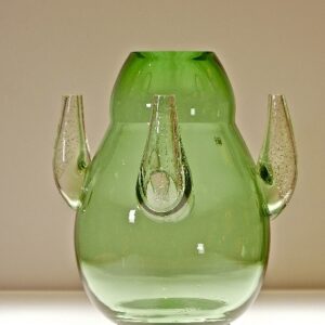 26MURF - 480/G.3 VASO QUATTRO VENTI VERDE TRASPARENTE