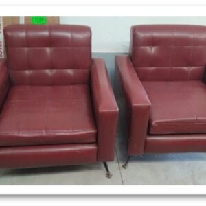 26POLF - POLTRONE '70 PELLE ROSSA