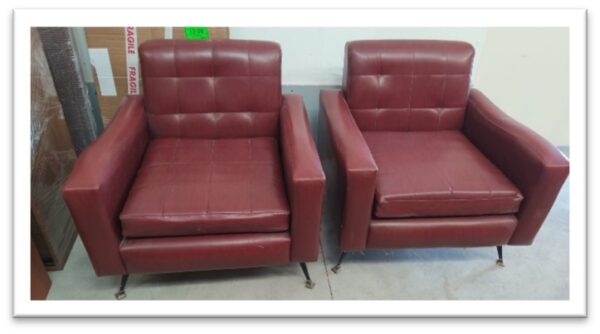 26POLF - POLTRONE '70 PELLE ROSSA