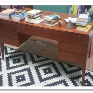 13SCRF - SCRIVANIA RADICA '60 6 CASSETTI