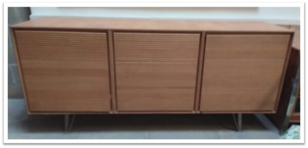 03SIDF - SIDEBOARD ACERO 2 ANTE 3 CASSSETTI