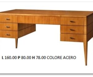04SCRF -  SCRIVANIA ACERO 7 CASSETTI MOR