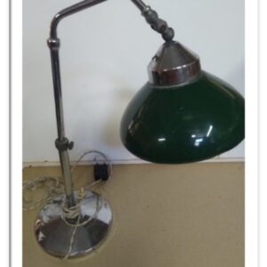 42LAMF - LAMPADA TAVOLO '60 BASE CORPO ACCIAIO PAR VERDE