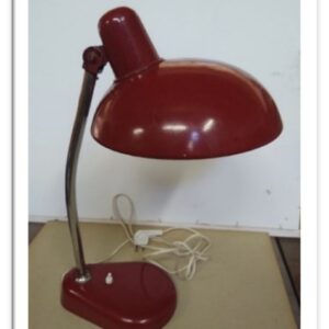 47LAMF - LAMPADA TAVOLO '70  BASE TIANGOLO PAR ROSSO