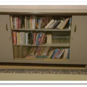 07SIDF - SIDEBOARD ALL GRIGIO 2 ANTE PIANO SALVIA VETRO CURVA