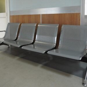 03PANF - PANCA STRUTTURA E SEDUTE ACCIAIO   4 POSTI