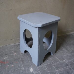 01SGACARA - SGABELLO GRIGIO